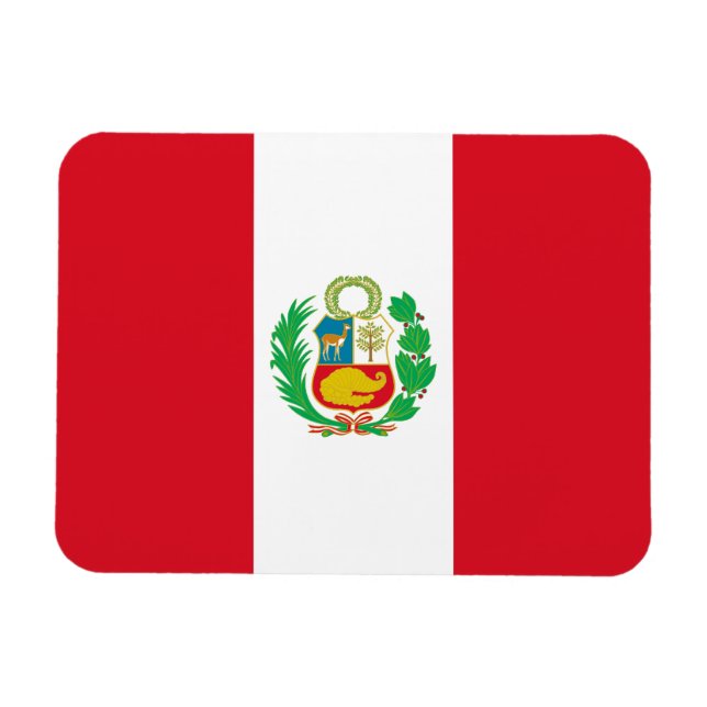 Ímã Bandeira do Peru (Horizontal)