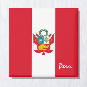 Imã Bandeira do Peru e fãs desportivos da América do