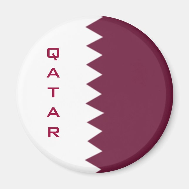Imã bandeira do qatari (Frente)