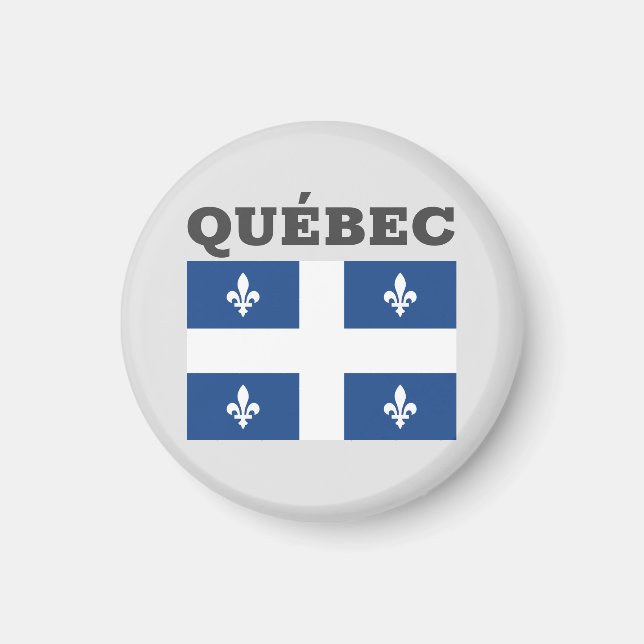 Imã Bandeira do Québec, Canadá (Frente)