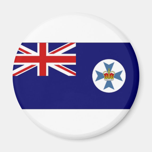 Imã Bandeira do Queensland Austrália (Frente)