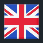 Imã Bandeira do Reino Unido<br><div class="desc">Você pode personalizá-lo,  mas nós pedimos que você respeite a bandeira de uma nação.</div>
