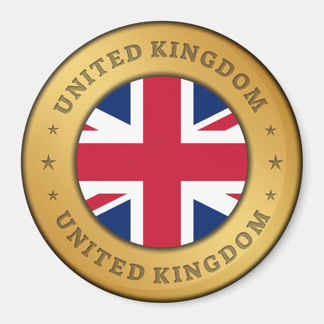 Imã Bandeira do Reino Unido (Frente)