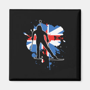 Imã Bandeira do Reino Unido - Biathlonista britânico