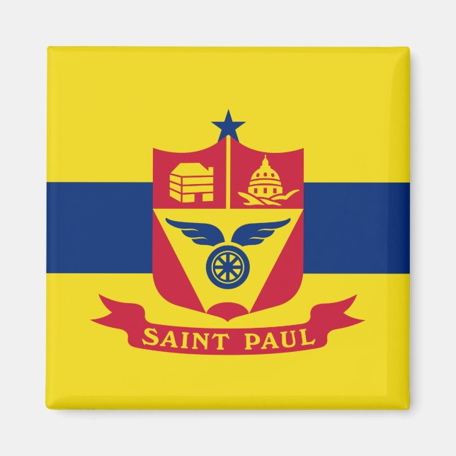 Imã Bandeira do Santo Paul (Minnesota) (Frente)