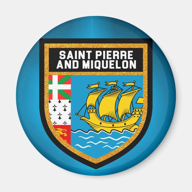 Imã Bandeira Do santo Pierre E Miquelon (Frente)