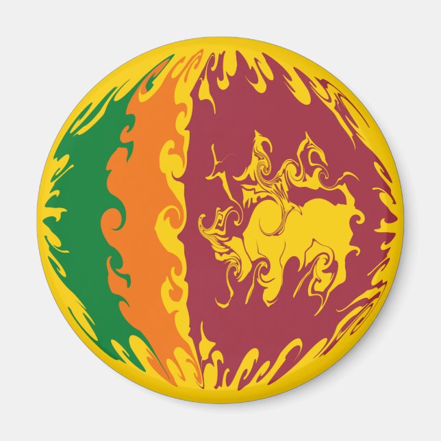 Imã Bandeira do Sri Lanka (Frente)