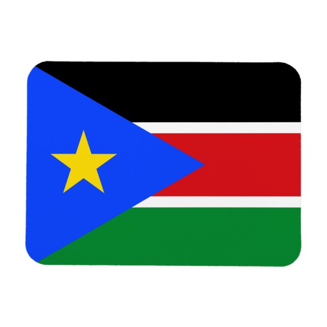 Ímã Bandeira do Sudão do Sul (Horizontal)