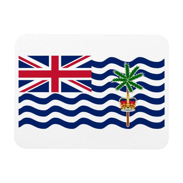 Ímã Bandeira do Território Britânico do Oceano Índico (Horizontal)