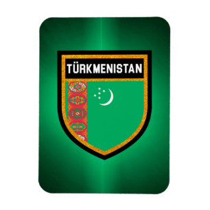Ímã Bandeira do Turquemenistão