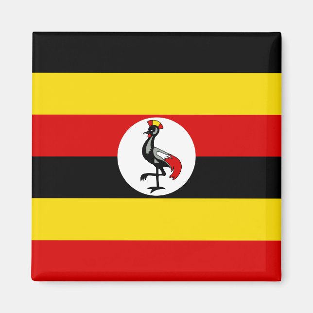 Imã Bandeira do Uganda (Frente)