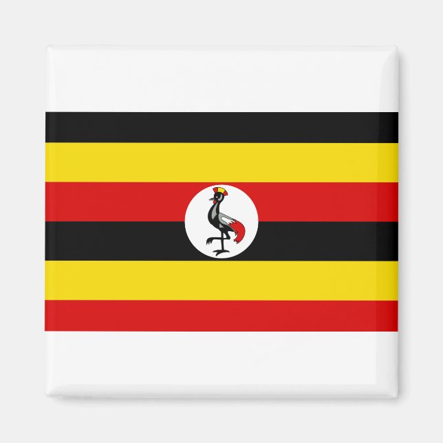 Imã Bandeira do Uganda (Frente)