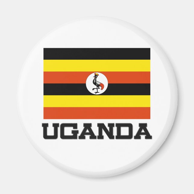 Imã Bandeira do Uganda (Frente)