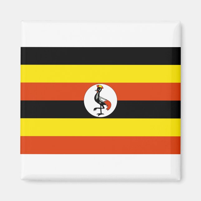 Imã Bandeira do Uganda (Frente)