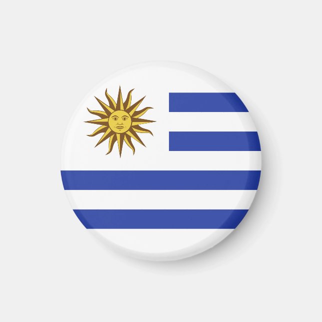 Imã bandeira do Uruguai (Frente)