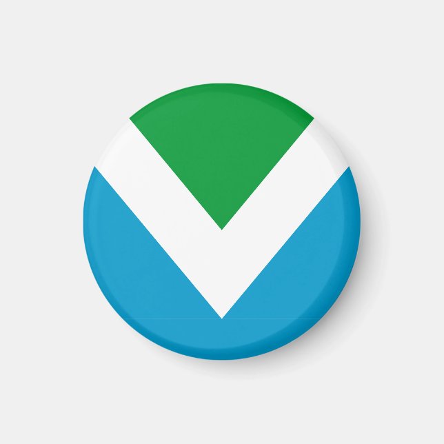 Imã Bandeira do vegão internacional (Frente)