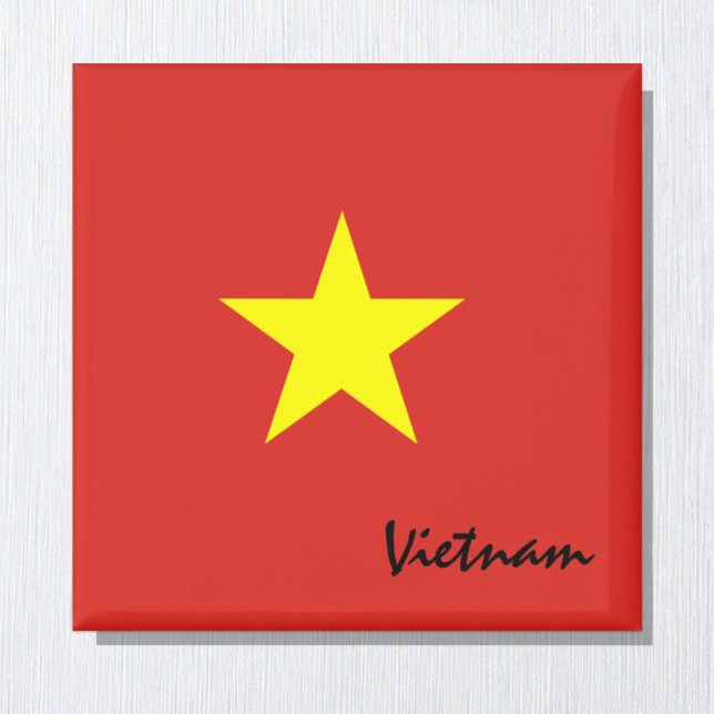 Imã Bandeira do Vietname e Feriado do Vietname, viagem (Criador carregado)