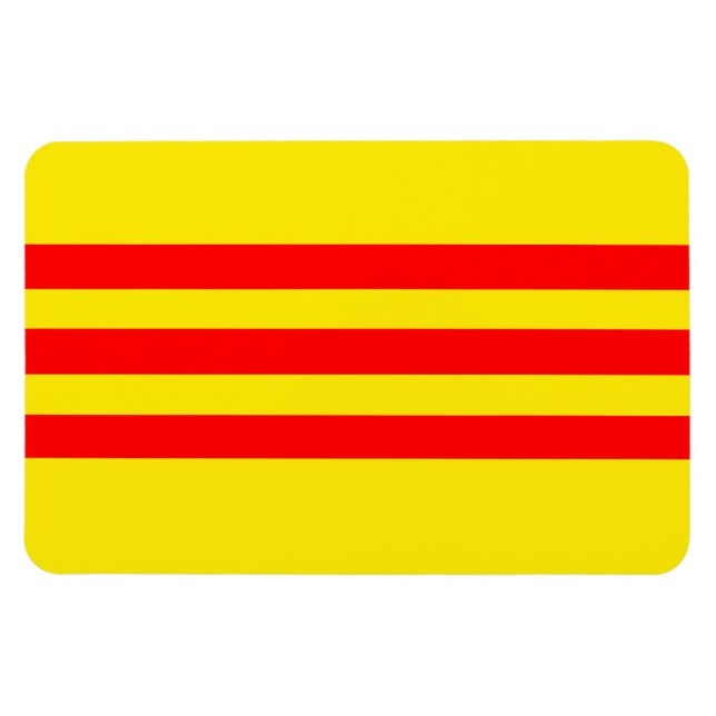 Ímã Bandeira do Vietname (nova) (Horizontal)