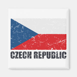 Imã Bandeira do vintage da república checa