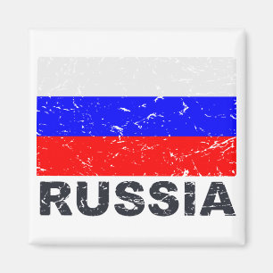 Imã Bandeira do vintage de Rússia