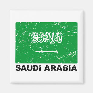 Imã Bandeira do vintage de Saudia Arábia