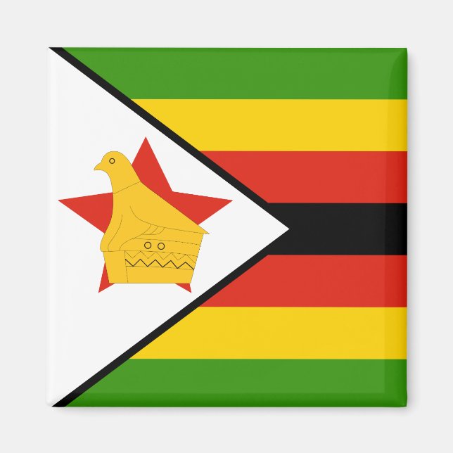 Imã Bandeira do Zimbabué (Frente)