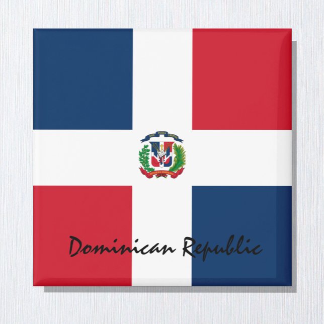 Imã Bandeira Dominicana e fãs desportivos da América d (Criador carregado)