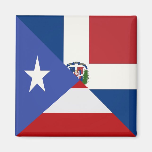 Imã Bandeira Dominicana em Porto Rico | PR República d (Frente)