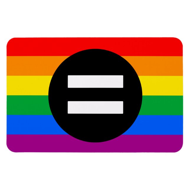 Ímã Bandeira dos Direitos Gay (Horizontal)