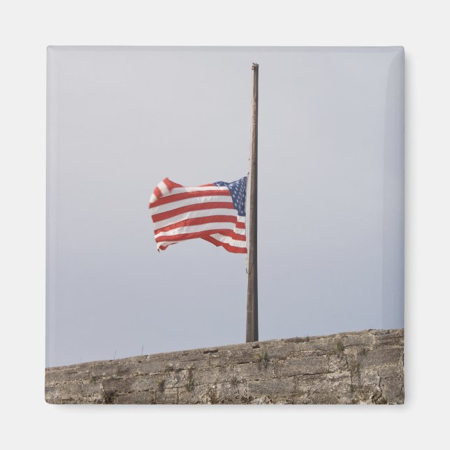 Imã Bandeira dos Estados Unidos em Half-Mast (EUA) (Frente)