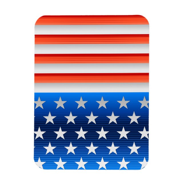 Ímã Bandeira dos EUA (Vertical)