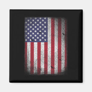 Imã Bandeira dos EUA 4 de Julho Americano Vermelho Bra