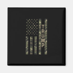 Imã Bandeira dos EUA Camuflada Distorcida Trump Estado