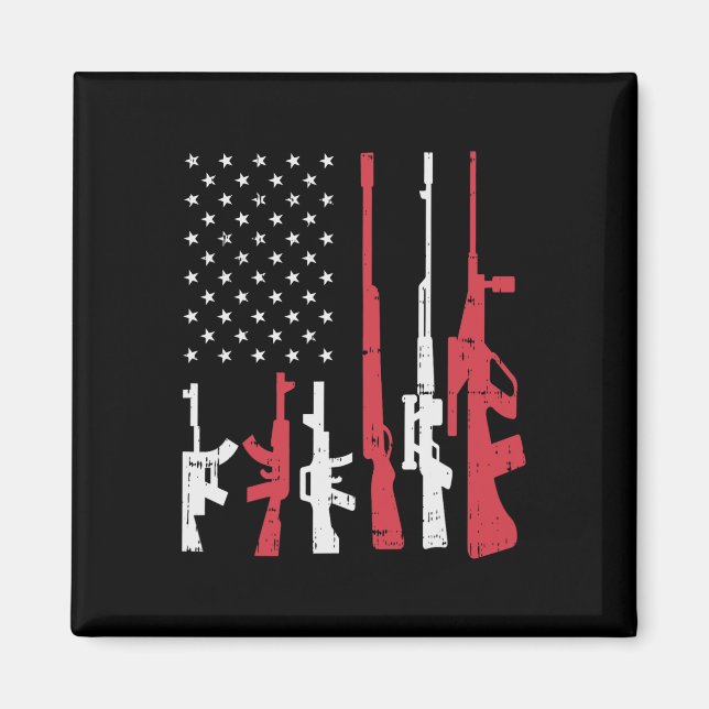 Imã Bandeira Dos Eua Torna Orgulho Americano Engraçado (Frente)