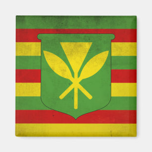 Imã Bandeira dos Havaianos Nativos