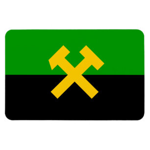Ímã Bandeira dos Mineiros e dos Trabalhadores das Mina