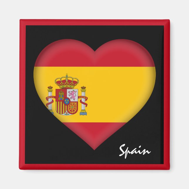 Imã Bandeira e Espanha espanholas, fãs de férias/espor (Frente)