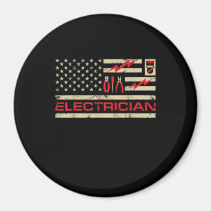 Imã Bandeira Eletrônica Americana Patriótica Fars de N