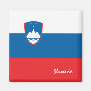 Imã Bandeira eslovena e viagem da Eslovênia, férias 