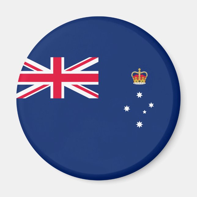 Imã Bandeira Estadual de Victoria (Austrália) (Frente)