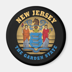 IMÃ BANDEIRA ESTATAL DE JERSEY GARDEN