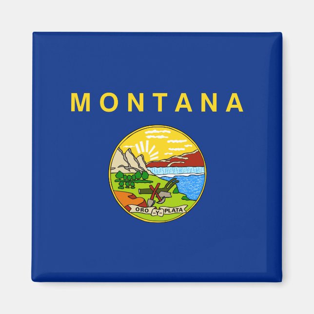 Imã Bandeira estatal de Montana (Frente)