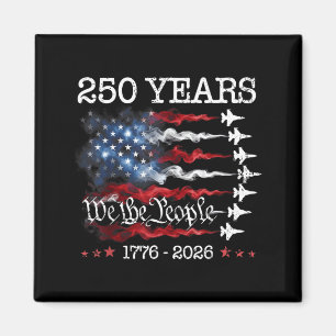 Imã Bandeira EUA Aviões de Combate Vintage 250 Anos 17