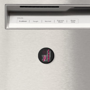 Imã Bandeira EUA Conscientização Câncer de Mama