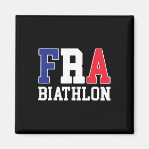 Imã Bandeira França Biathlonista - Fra Biathlon France