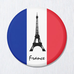 Imã Bandeira francesa Magnet, Eiffel Tower, feriado, F