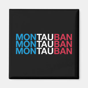 Imã Bandeira francesa MONTAUBAN