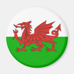 Imã bandeira galês ingleses do dragão do país de wa