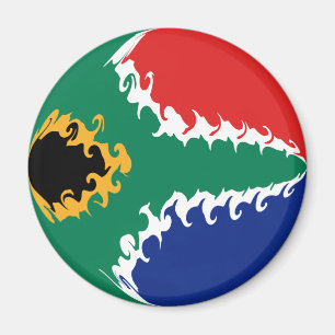 Imã Bandeira Gnarly de África do Sul