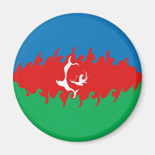 Imã Bandeira Gnarly de Azerbaijan